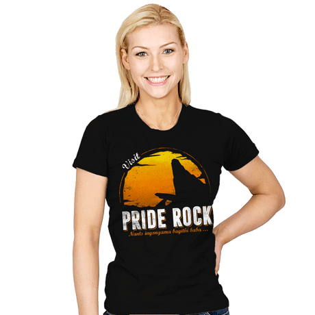 Visit Pride Rock - Womens T-Shirts RIPT Apparel