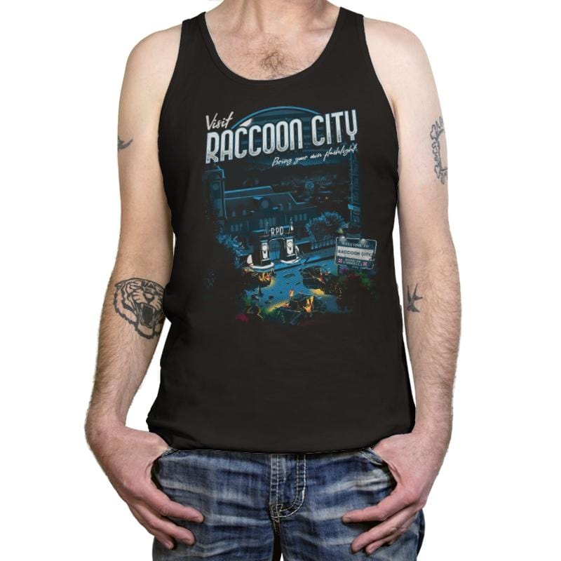 Visit Raccoon City - Tanktop Tanktop RIPT Apparel
