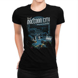 Visit Raccoon City - Womens Premium T-Shirts RIPT Apparel Small / Indigo