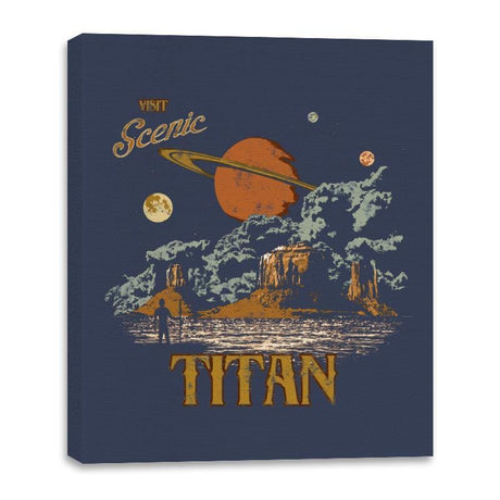 Visit Scenic Titan - Canvas Wraps Canvas Wraps RIPT Apparel 16x20 / Navy