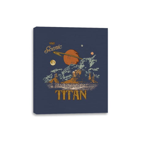 Visit Scenic Titan - Canvas Wraps Canvas Wraps RIPT Apparel 8x10 / Navy