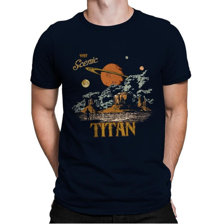 Visit Scenic Titan - Mens Premium T-Shirts RIPT Apparel Small / Midnight Navy