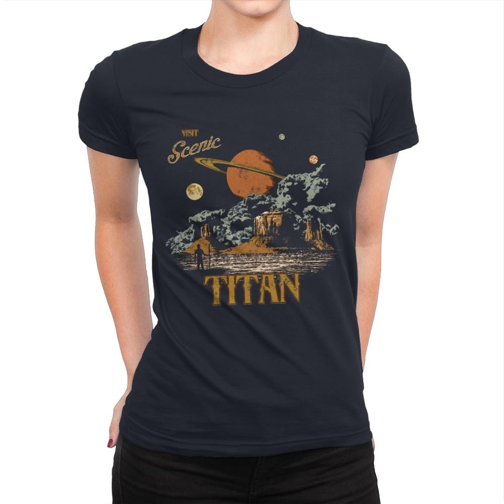 Visit Scenic Titan - Womens Premium T-Shirts RIPT Apparel Small / Midnight Navy