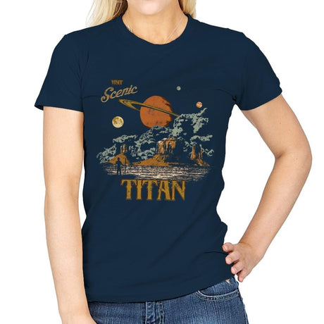 Visit Scenic Titan - Womens T-Shirts RIPT Apparel Small / Navy