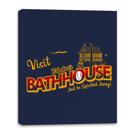 Visit the Bathhouse - Canvas Wraps Canvas Wraps RIPT Apparel