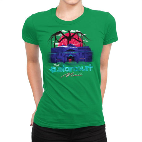 Visit The Mall - Womens Premium T-Shirts RIPT Apparel Small / Kelly Green