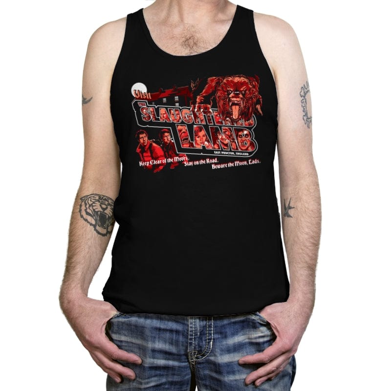 Visit the Slaughtered Lamb - Tanktop Tanktop RIPT Apparel X-Small / Black