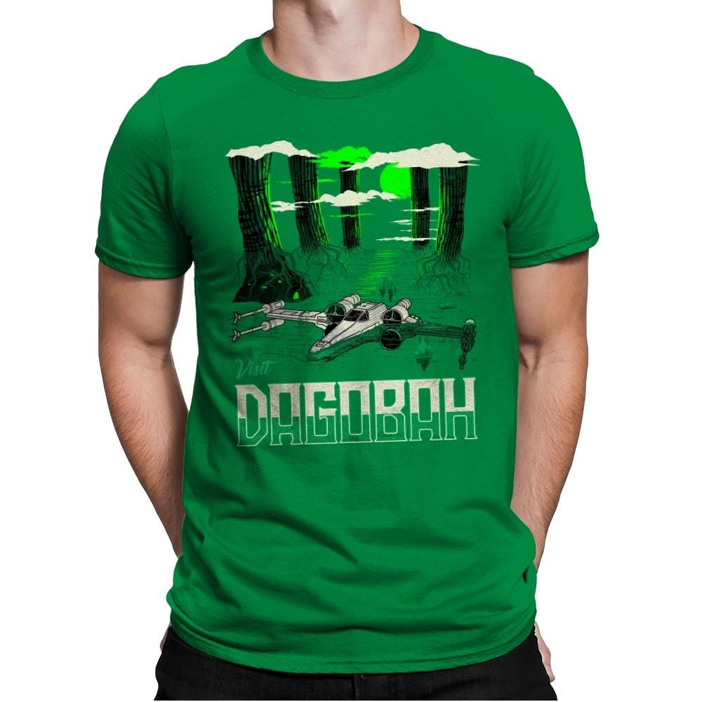 Visit The Swamp - Mens Premium T-Shirts RIPT Apparel Small / Kelly