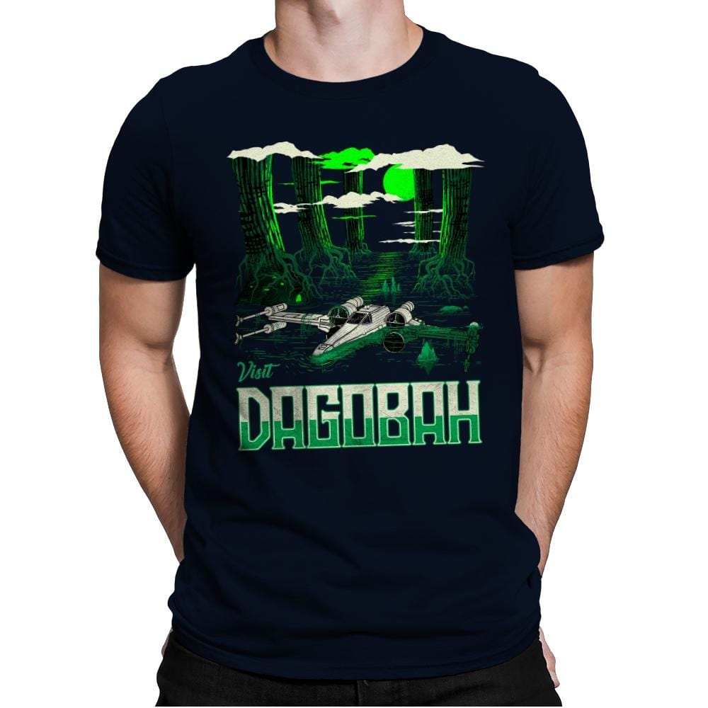 Visit The Swamp - Mens Premium T-Shirts RIPT Apparel Small / Midnight Navy