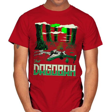 Visit The Swamp - Mens T-Shirts RIPT Apparel Small / Red