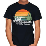 Visit Twin Pines - Mens T-Shirts RIPT Apparel Small / Black