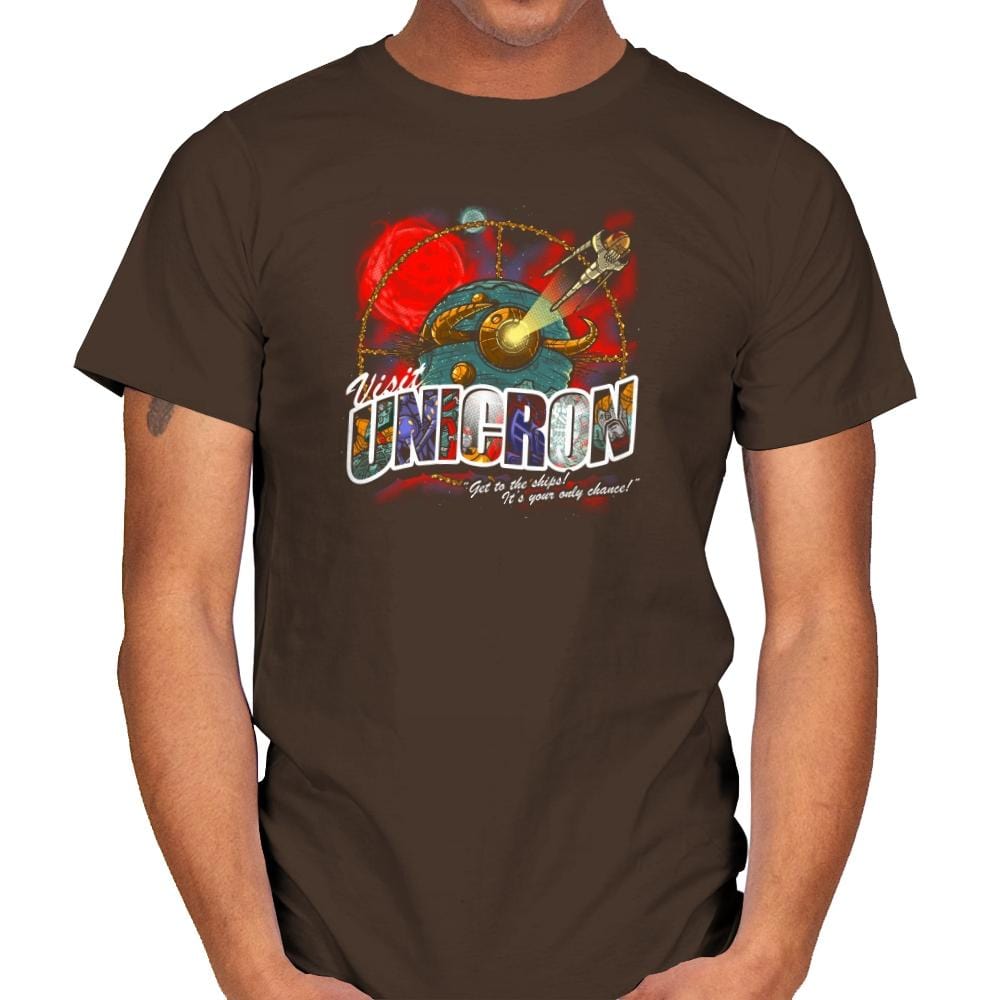 Visit Unicron Exclusive - Mens T-Shirts RIPT Apparel Small / Dark Chocolate