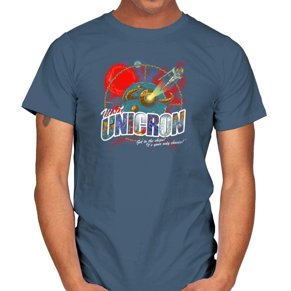 Visit Unicron Exclusive - Mens T-Shirts RIPT Apparel Small / Indigo Blue