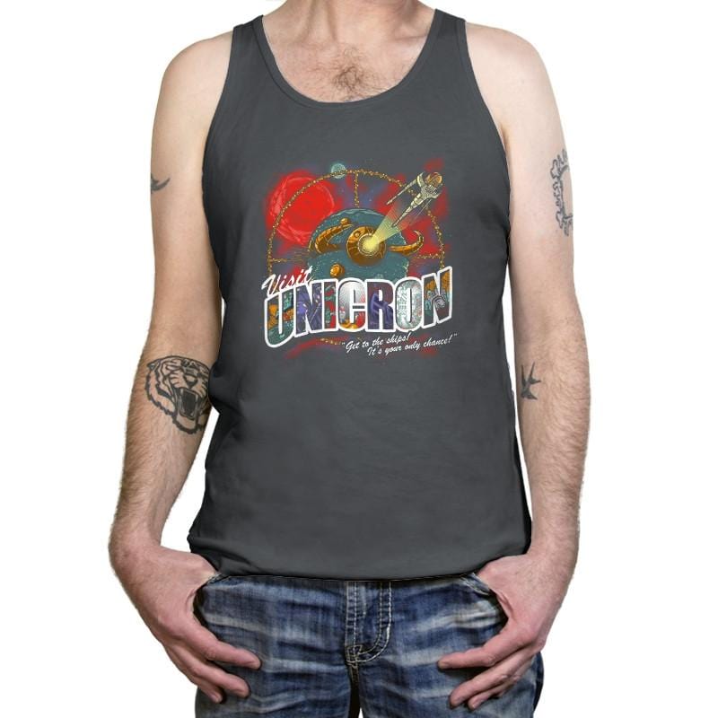 Visit Unicron Exclusive - Tanktop Tanktop RIPT Apparel X-Small / Asphalt