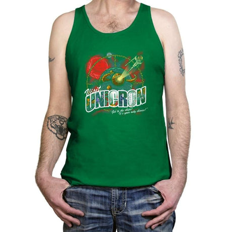 Visit Unicron Exclusive - Tanktop Tanktop RIPT Apparel X-Small / Kelly