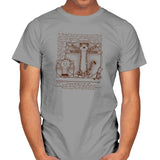 Vitruvian Buddies Exclusive - Mens T-Shirts RIPT Apparel Small / Sport Grey