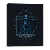 Vitruvian Helmet - Canvas Wraps Canvas Wraps RIPT Apparel 16x20 / Black