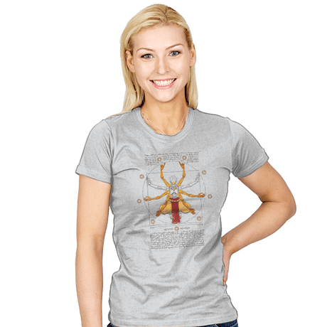 Vitruvian Omnic - Womens T-Shirts RIPT Apparel