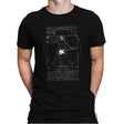 Vitruvian Rock - Mens Premium T-Shirts RIPT Apparel Small / Black