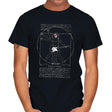Vitruvian Rock - Mens T-Shirts RIPT Apparel Small / Black
