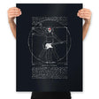 Vitruvian Rock - Prints Posters RIPT Apparel 18x24 / Black