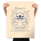 Vitruvian Stitch - Prints Posters RIPT Apparel 18x24 / Natural