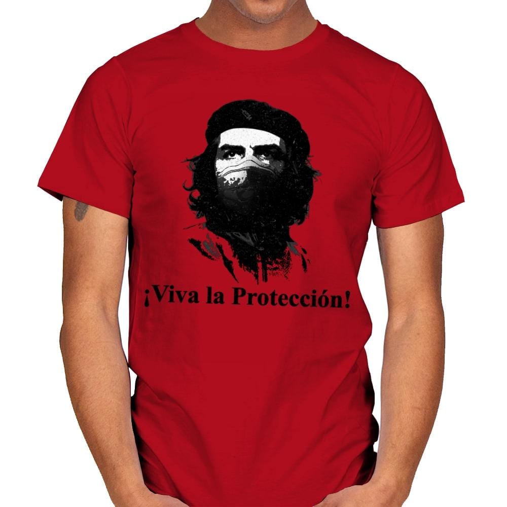 ¡Viva la Protección! - Mens T-Shirts RIPT Apparel Small / Red
