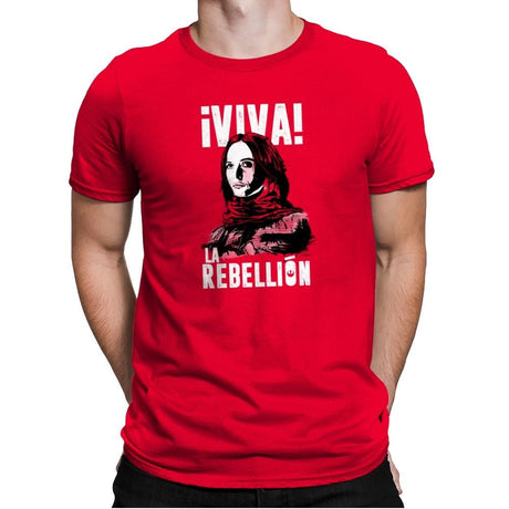 Viva La Rebellion Exclusive - Mens Premium T-Shirts RIPT Apparel Small / Red