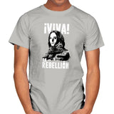 Viva La Rebellion Exclusive - Mens T-Shirts RIPT Apparel Small / Ice Grey
