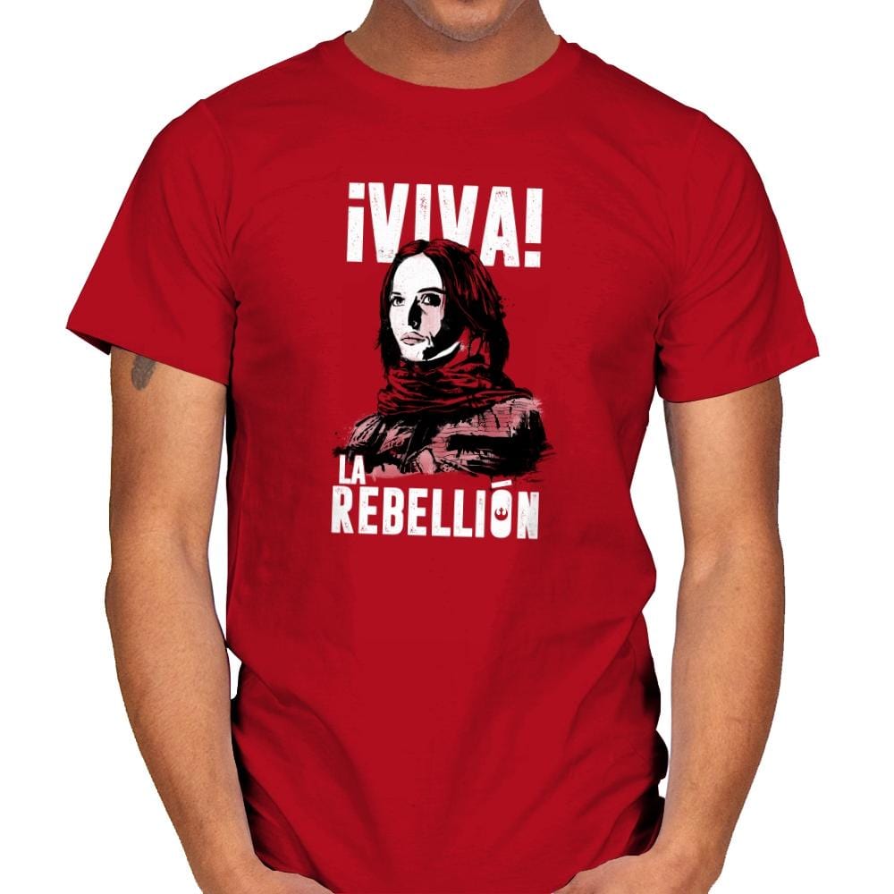 Viva La Rebellion Exclusive - Mens T-Shirts RIPT Apparel Small / Red