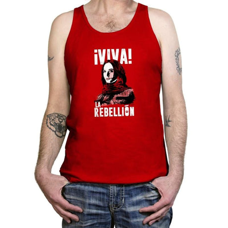 Viva La Rebellion Exclusive - Tanktop Tanktop RIPT Apparel X-Small / Red