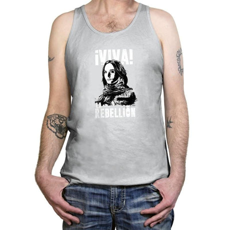 Viva La Rebellion Exclusive - Tanktop Tanktop RIPT Apparel X-Small / Silver