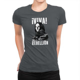 Viva La Rebellion Exclusive - Womens Premium T-Shirts RIPT Apparel Small / Heavy Metal