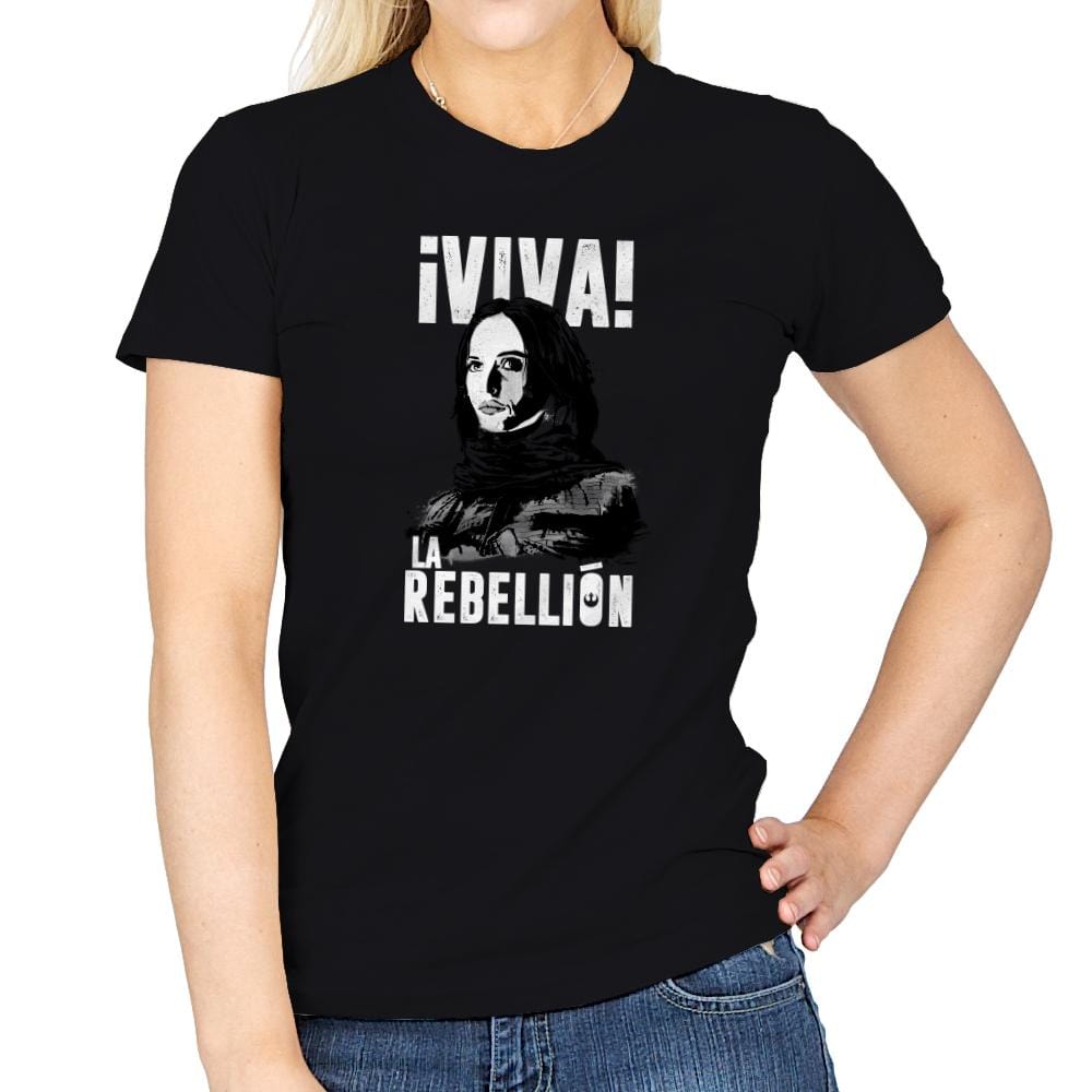 Viva La Rebellion Exclusive - Womens T-Shirts RIPT Apparel Small / Black