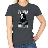 Viva La Rebellion Exclusive - Womens T-Shirts RIPT Apparel Small / Charcoal