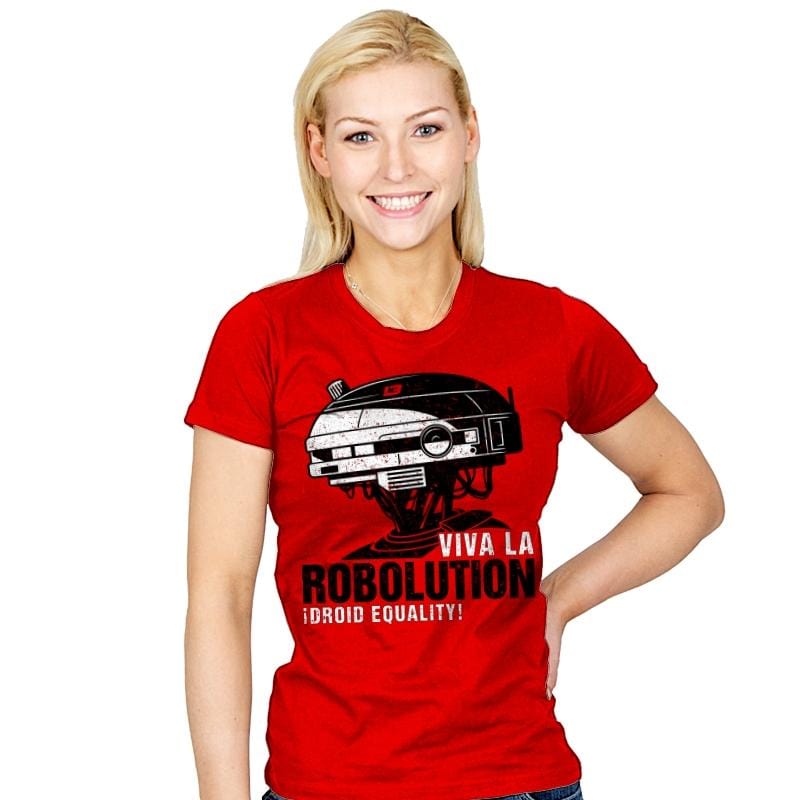 Viva la Robolution - Womens T-Shirts RIPT Apparel
