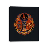 Vizirs Skull - Canvas Wraps Canvas Wraps RIPT Apparel 11x14 / Black
