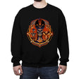 Vizirs Skull - Crew Neck Sweatshirt Crew Neck Sweatshirt RIPT Apparel Small / Black