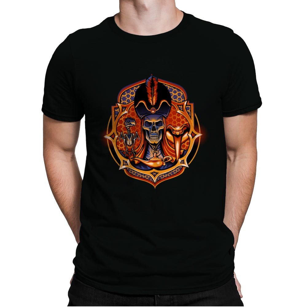 Vizirs Skull - Mens Premium T-Shirts RIPT Apparel Small / Black