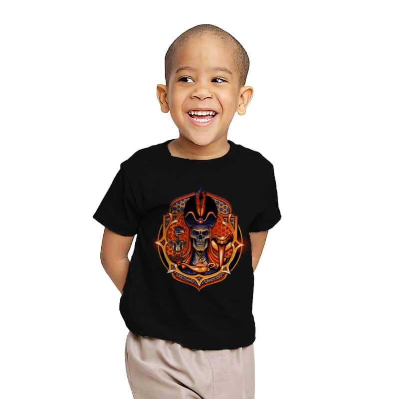 Vizirs Skull - Youth T-Shirts RIPT Apparel X-small / Black
