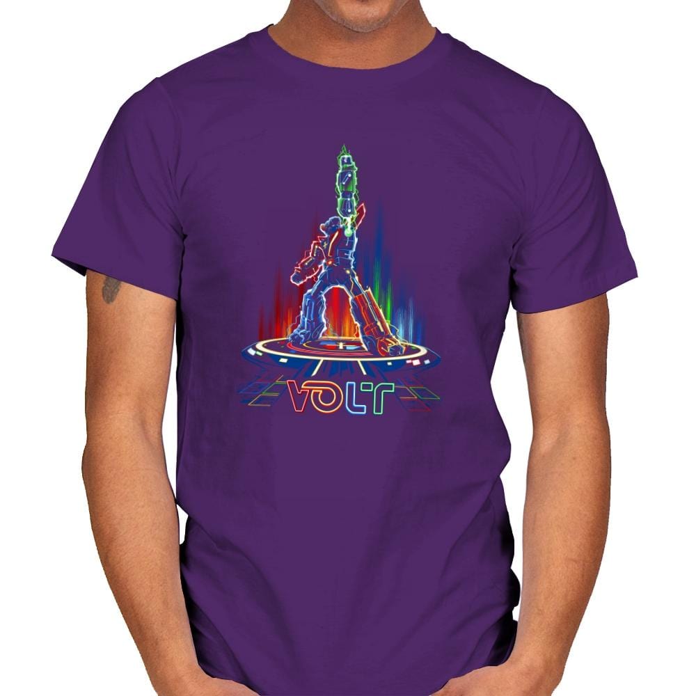 Volt-Tron Exclusive - Mens T-Shirts RIPT Apparel Small / Purple