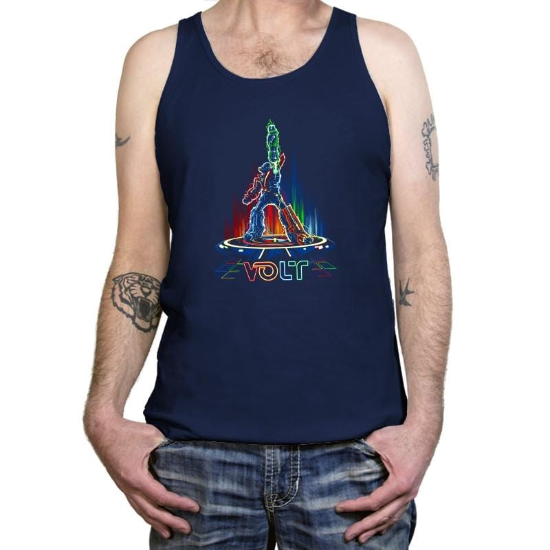 Volt-Tron Exclusive - Saturday Morning Tees - Tanktop Tanktop RIPT Apparel X-Small / Navy