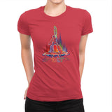 Volt-Tron Exclusive - Womens Premium T-Shirts RIPT Apparel Small / Red