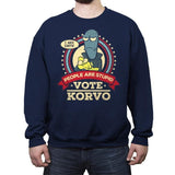 Vote Korvo 2020 - Crew Neck Sweatshirt Crew Neck Sweatshirt RIPT Apparel