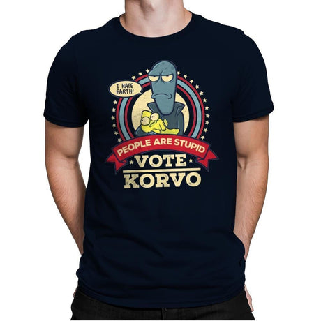 Vote Korvo 2020 - Mens Premium T-Shirts RIPT Apparel Small