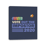 Vote Out The Impostor - Canvas Wraps Canvas Wraps RIPT Apparel 11x14 / Navy