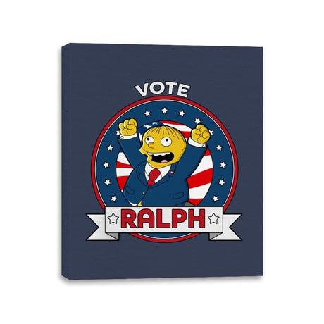 Vote Ralph - Canvas Wraps Canvas Wraps RIPT Apparel 11x14 / Navy