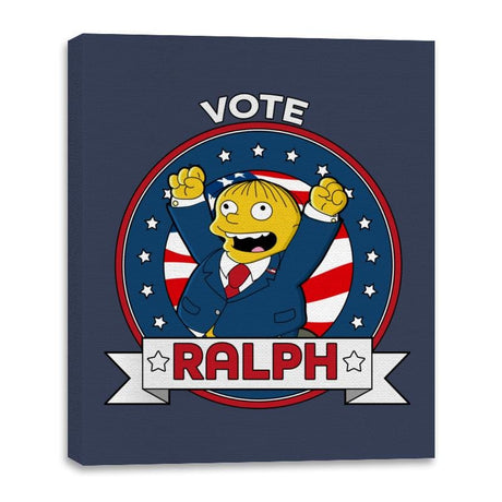 Vote Ralph - Canvas Wraps Canvas Wraps RIPT Apparel 16x20 / Navy