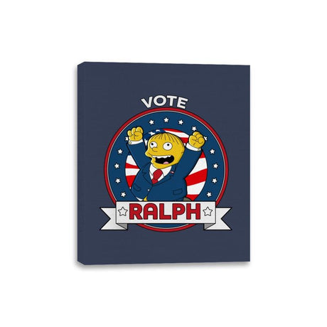 Vote Ralph - Canvas Wraps Canvas Wraps RIPT Apparel 8x10 / Navy