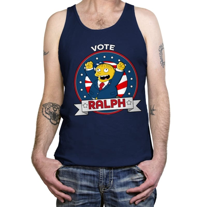 Vote Ralph - Tanktop Tanktop RIPT Apparel X-Small / Navy